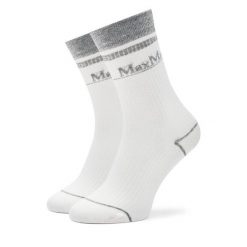 Skarpety długie Max Mara Leisure. Szare skarpety Max Mara Leisure, bez wzorów. Za 109.99 zł.