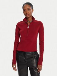 Patrizia Pepe Sweter 8K0323 K274 Czerwony Regular Fit. Czerwone swetry Patrizia Pepe, bez wzorów, z wiskozy, bez ramiączek. Za 1,159.00 zł.