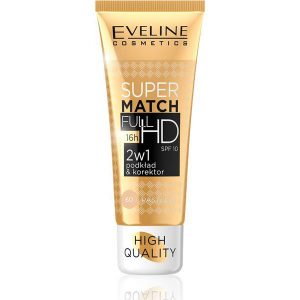 Eveline Super Match Full HD Długotrwały podkład matująco-kryjący No. 61 30ml. Podkłady Eveline. Za 15.74 zł.