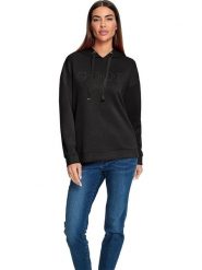 Heine Bluza w kolorze czarnym rozmiar: 42. Czarne bluzy Heine, bez wzorów, z kapturem. Za 61.95 zł.