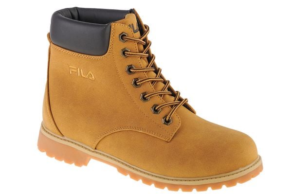 Trapery damskie, Fila Wmn Maverick Mid. Brązowe trapery i śniegowce Fila, z materiału. Za 239.99 zł.