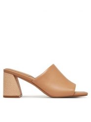 Aldo Klapki Meshka 13768256 Beżowy. Brązowe klapki Aldo, bez wzorów, ze skóry, bez obcasa. Za 339.99 zł.