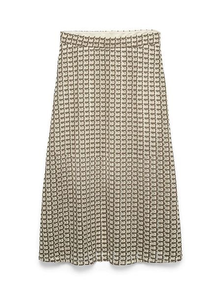 Vero Moda Spódnica w kolorze beżowo-szarobrązowym rozmiar: L. Brązowe spódnice Vero Moda, l, bez wzorów, midi. Za 114.95 zł.