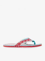 Japonki damskie La Sportiva Swing. Czerwone klapki La Sportiva, bez wzorów, z nubiku, bez obcasa. Za 249.99 zł.