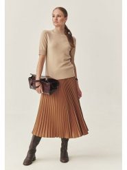 TATUUM Spódnica "Brimi" w kolorze karmelowym rozmiar: M. Brązowe spódnice Tatuum, m, bez wzorów, midi. Za 190.63 zł.