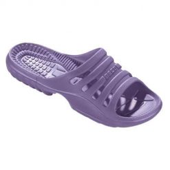 Klapki damskie Beco lawendowe. Brązowe klapki 47 Brand, bez wzorów, z materiału, bez obcasa. Za 192.99 zł.