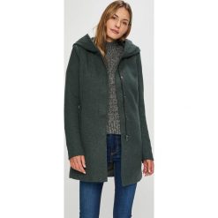 Only - Płaszcz. Zielone płaszcze Only, m, bez wzorów, z bawełny, bez kaptura. W wyprzedaży za 139.90 zł.