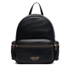 Plecak Liu Jo. Czarne plecaki Liu Jo, bez wzorów. Za 599.99 zł.