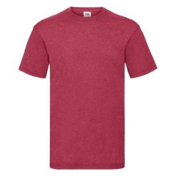 T-shirt Fruit Of The Loom Valueweight Adult Red Jaspeado. Białe t-shirty FRUIT OF THE LOOM, bez wzorów, z bawełny, bez kołnierzyka, bez ramiączek. Za 150.99 zł.