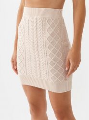 Guess Spódnica mini W3YD68 Z37L1 Szary Regular Fit. Szare spódnice Guess, l, z aplikacjami, z syntetyku, mini. Za 189.99 zł.