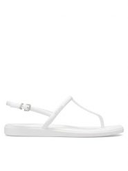 Crocs Sandały Miami Thong Flip 209793 Szary. Szare sandały Crocs, bez wzorów, z tworzywa sztucznego, bez obcasa, na płaskiej podeszwie, bez zapięcia. Za 179.99 zł.