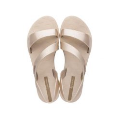 Sandały plażowe damskie Ipanema Vibe Sandal FEM. Brązowe sandały Ipanema, bez wzorów, z gumy, bez obcasa, bez zapięcia. Za 222.00 zł.