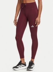 Adidas Legginsy Run Essentials Full Length Leggings KQ8195 Bordowy Slim Fit. Czerwone legginsy Adidas, s, bez wzorów, z syntetyku, na fitness i siłownię. Za 219.99 zł.
