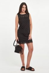 Sukienka mini Pesi MAX MARA BEACHWEAR. Sukienki Max Mara Beachwear, m, bez wzorów, bez kołnierzyka, bez ramiączek, mini. Za 1,199.00 zł.