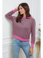 So Cachemire Sweter "Dweg" w kolorze różowo-oliwkowym rozmiar: M. Różowe swetry So Cachemire, m, bez wzorów, z kaszmiru, bez ramiączek. Za 236.05 zł.