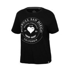 Koszulka bawełniana sportowa t-shirt dla dorosłych Heartie. Czarne koszulki sportowe PITBULL, bez wzorów, z bawełny, bez ramiączek. Za 65.99 zł.