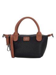 Charm Torebka w kolorze czarno-karmelowym - 20 x 13 x 9 cm rozmiar: onesize. Czarne torby na ramię Charm, bez wzorów, z materiału, przez ramię, bez dodatków. Za 65.99 zł.