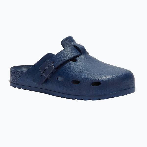 Klapki Scholl Bahia EVA. Niebieskie klapki Scholl, bez wzorów, z materiału, bez obcasa. Za 189.99 zł.