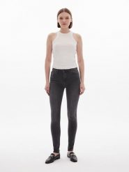 LTB Dżinsy "Amy" - Skinny fit - w kolorze szarym rozmiar: W26/L28. Szare jeansy LTB, l, z aplikacjami, z podwyższonym stanem. Za 74.81 zł.