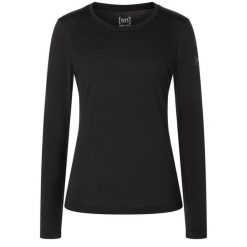 Longsleeve termoaktywny damski super.natural Arctic 230. Czarne bielizna sportowa super.natural, bez wzorów. Za 359.99 zł.