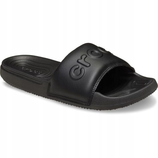 Klapki Dla Dorosłych Crocs All Day Slide. Czerwone klapki Crocs, bez wzorów, z materiału, bez obcasa. Za 139.99 zł.