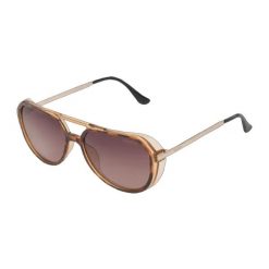 Okulary Przeciwsłoneczne Ilmi. Brązowe okulary przeciwsłoneczne IGUANA, bez wzorów, sportowe. Za 152.99 zł.