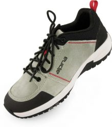 Skórzane buty trekkingowe unisex Alpina Opal Green. Zielone trekkingi Alpina, z materiału. Za 292.99 zł.