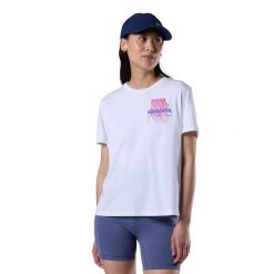 T-shirt damski Rossignol Waterfall. Białe t-shirty Rossignol, bez wzorów, bez kołnierzyka, bez ramiączek. Za 275.50 zł.