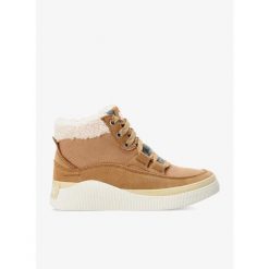 Buty outdoor damskie Sorel Out N About IV Mid Sneaker WP. Brązowe trekkingi Sorel, outdoorowe. Za 332.99 zł.