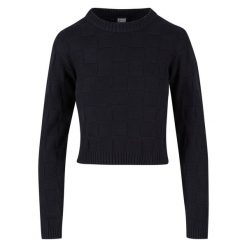 Sweter damski Urban Classics. Czarne swetry Urban Classics, na zimę, bez wzorów, z bawełny, bez ramiączek. Za 206.00 zł.