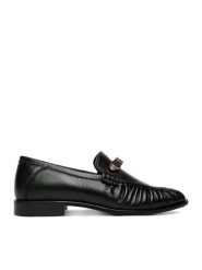U.S. Polo Assn. Lordsy EO-LUFI001W/GL1 Czarny. Czarne lordsy U.S. Polo Assn., bez wzorów, ze skóry, bez obcasa, bez zapięcia. Za 349.99 zł.