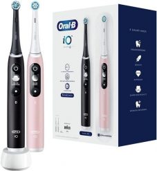 Szczoteczka magnetyczna Oral-B iO 6 Duo czarny/różowy. Szczoteczki elektryczne ORAL-B. Za 839.00 zł.