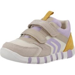 Buty GEOX B IUPIDOO Beżowy. Brązowe trekkingi Geox, ze skóry, trekkingowe. Za 224.99 zł.