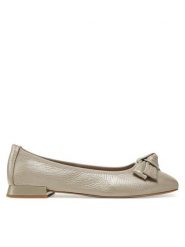 Caprice Baleriny 9-22105-42 Szary. Szare baleriny Caprice, bez wzorów, ze skóry, bez obcasa. Za 303.99 zł.