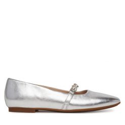 Baleriny Gabor. Szare baleriny Gabor, bez wzorów, bez obcasa. Za 389.99 zł.