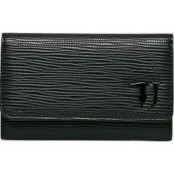 Trussardi Jeans - Portfel. Czarne portfele Trussardi Jeans, bez wzorów, z jeansu. W wyprzedaży za 199.90 zł.