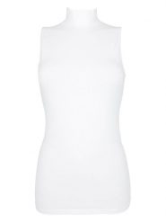 COTONELLA Top w kolorze białym rozmiar: M. Białe topy COTONELLA, m, bez wzorów, bez kołnierzyka, bez ramiączek. Za 26.19 zł.