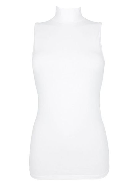 COTONELLA Top w kolorze białym rozmiar: S. Białe topy COTONELLA, s, bez wzorów, bez kołnierzyka, bez ramiączek. Za 41.59 zł.