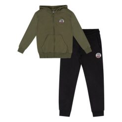 Bluza z kaptur na czas wolny na co dzień. Czarne bluzy LEONE 1947 APPAREL, bez wzorów, z bawełny, bez kaptura. W wyprzedaży za 112.15 zł.