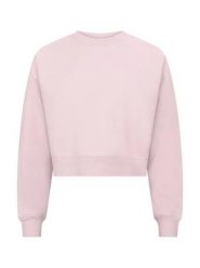 Clique Miami Cropped Krótka bluza z bawełny i poliestru z recyklingu. Czerwone bluzy CLIQUE, xl, bez wzorów, z bawełny, bez kaptura. Za 157.03 zł.