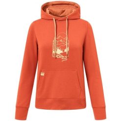Bluza z kapturem damska Viking Panaka Hoodie Bamboo. Brązowe bluzy Viking, l, bez wzorów, z elastanu, z kapturem. Za 139.00 zł.