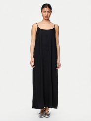 Pieces Sukienka letnia Pia 17151884 Czarny Loose Fit. Czarne sukienki Pieces, na lato, s, bez wzorów, z wiskozy, bez kołnierzyka, bez ramiączek. Za 109.99 zł.