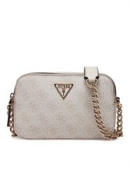 Guess Torebka HWBG78 79140 Beżowy. Brązowe listonoszki Guess, z aplikacjami, ze skóry, bez dodatków. Za 349.99 zł.