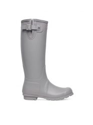 Hunter Kalosze HFW-005 Szary. Szare kalosze Hunter, bez wzorów, z kauczuku. Za 279.99 zł.