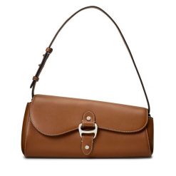 Torebka LAUREN RALPH LAUREN. Brązowe torebki klasyczne Lauren Ralph Lauren, bez wzorów, bez dodatków. Za 1,499.00 zł.
