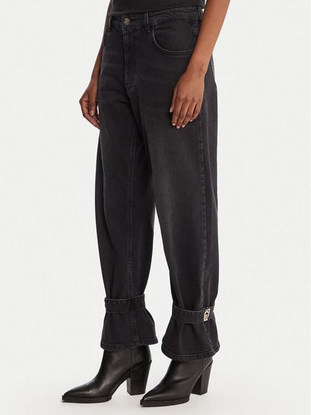 Liu Jo Jeansy UF5105 D0291 Szary Boyfriend Fit. Szare jeansy Liu Jo, bez wzorów. Za 899.99 zł.