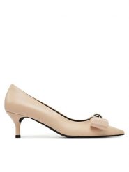 Furla Szpilki Sfera Decollete YI40SFE BX3614 B4L00 Różowy. Czerwone szpilki Furla, bez wzorów, ze skóry, bez obcasa, na szpilce, bez zapięcia. Za 929.99 zł.
