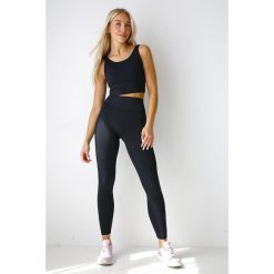 Legginsy czarne z wysokim stanem damskie 2skin Everyd. Czarne legginsy 2SkIN, bez zapięcia, na fitness i siłownię. Za 219.00 zł.