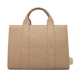 Torebka KARL LAGERFELD. Brązowe torebki klasyczne KARL LAGERFELD, bez wzorów, bez dodatków. Za 849.99 zł.