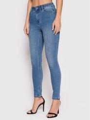 Morgan Jeansy 212-PAM Niebieski Skinny Fit. Niebieskie jeansy Morgan, bez wzorów. Za 199.99 zł.